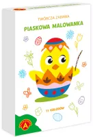 Piaskowe Malowanki. Wielkanocny Kurczaczek