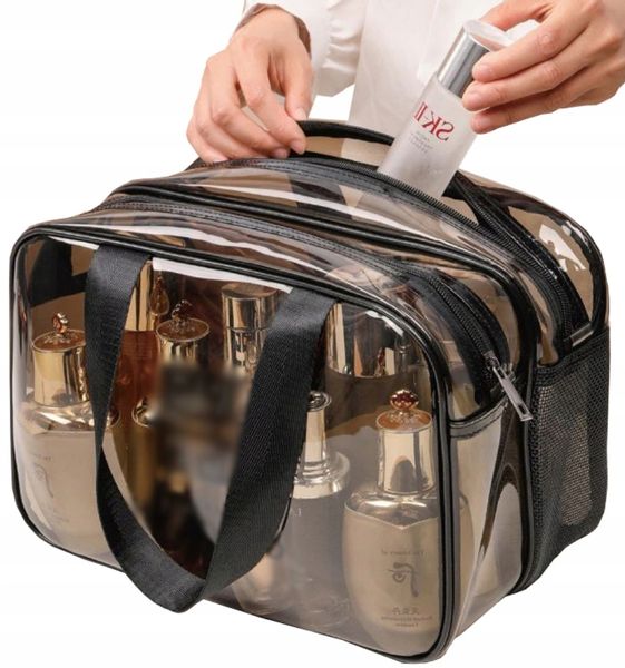 Torba Do Samolotu Ryanair Kosmetyczka 2 Zamki Pcv zdjęcie 1