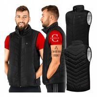 Bezrękawnik męski kamizelka damska podgrzewana XL czarna na usb ciepła