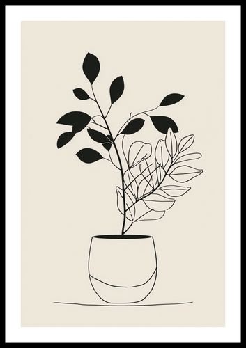 Plakat 40x60cm Prostota Doniczki na Arena.pl