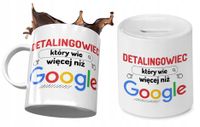 Dla Detalingowca Zestaw Kubek + Skarbonka Prezent Z Nadrukiem Ze Zdjęciem