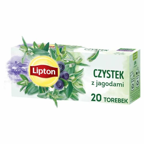 LIPTON 20tb Czystek Jagody zdjęcie 1