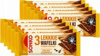 Sonko Lekkie Wafelki Pełnoziarniste Czekolada 36g x11