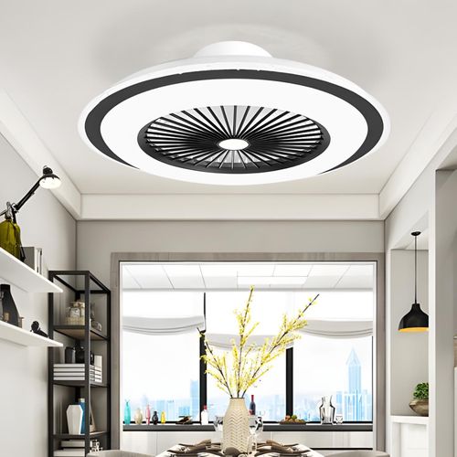 LAMPA Z WIATRAKIEM 1908-BLACK na Arena.pl