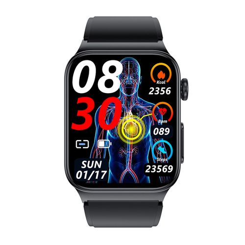 Smartwatch Cardio One Czarny silikon Watchmark na Arena.pl