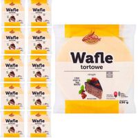 Eurowafel Wafle tortowe okrągłe 130 g x 14 sztuk