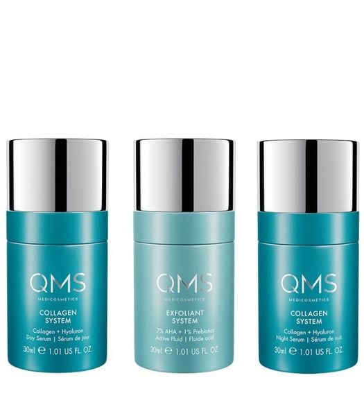 Qms Core System Collagen + Exfoliant Medium Set 3x30 Ml zdjęcie 1