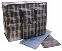 Torba DUŻA BAZAROWA Ruska Do Handlu Zakupowa Na Zamek 45x40x20cm 4091