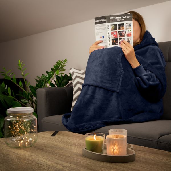 Bluzair - Bluza koc - Granatowy zdjęcie 12