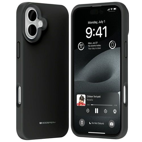 etui mercury pure magsafe silicone do    iphone 16 plus czarny na Arena.pl