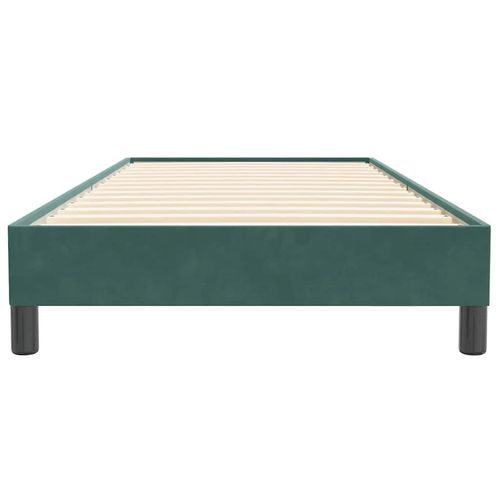 Łóżko typu Box Spring bez materaca Ciemnozielone 80x220 cm na Arena.pl
