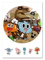 Wydruk cukrowy na tort A4 Gumball DIY