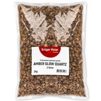 Kruger Meier Amber Glow Quartz 2-5 mm - Żwirek do akwarium 2kg