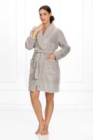 Szlafrok Damski Na Prezent Elegancki M GREY