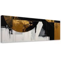 Obraz do salonu sypialni biura loftu, Abstrakcja kształty 150x50