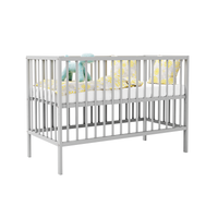 Łóżeczko b/sz MAGDA SZARA