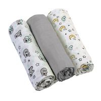 BABYONO PIELUSZKA MUŚLINOWA BAWEŁNIANA 70x70cm