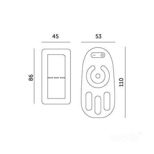 zestaw tramo control do taśm cob 12-24v kobi na Arena.pl