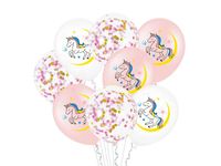 Zestaw balonów "Jednorożec (Unicorn)", 12 cali, 10 szt. [balony na hel]
