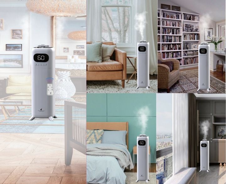 NAWILŻACZ POWIETRZA ULTRADŹWIĘKOWY DUŻY JONIZATOR 2w1 DYFUZOR Z PILOTEM 8L zdjęcie 5