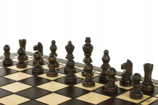 GRY DREWNIANE 3w1 = SZACHY + WARCABY + BACKGAMMON zdjęcie 10
