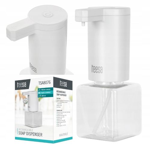 Dozownik mydła w pianie automatyczny akumulatorowy bezdotykowy Teesa na Arena.pl