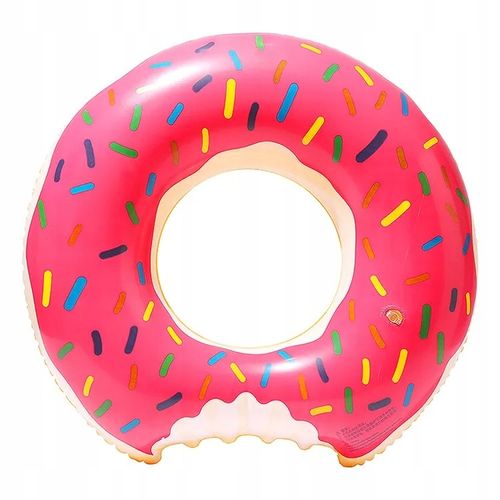 Koło Dmuchane Materac Wodne Kółko Do Pływania Donut Pączek Duży Xxl 90Cm na Arena.pl