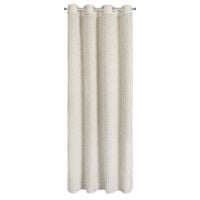 Zasłona Tiffany 135X250 cm kremowa przelotki falbany