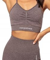 Stanik damski sportowy allure Carpatree L brązowy melanż