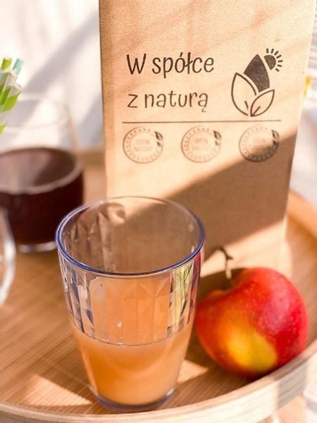 4X SOK JABŁKOWY WYTRAWNY 5L 100% TŁOCZONY Z JABŁEK SOKI NATURALNE BEZ CUKRU zdjęcie 3