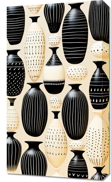 Obraz 40x70cm Monochromatyczna Harmonia zdjęcie 1