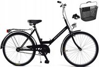 Rower Składany Jubilat Uniwersal Składak 24 cale z koszykiem