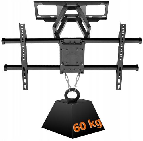 UCHWYT DO TELEWIZORA 32-85 CALI obrotowy EXTRA MOCNY DO 60KG wieszak TV hak na Arena.pl