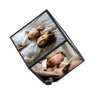 CZARNA OBROTOWA FOTO KOSTKA + WYDRUK ZDJĘĆ