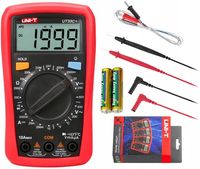 PROFESJONALNY MIERNIK CYFROWY MULTIMETR PRĄDU NAPIĘCIA LCD UNI-T UT33C+