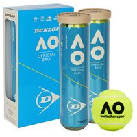 Piłka tenisowa Dunlop Australian Open 2x4 szt  żółty