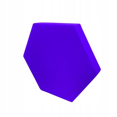 Pianka akustyczna | Gąbka wygłuszająca HEXAGON 32x28x3 cm - fioletowy na Arena.pl