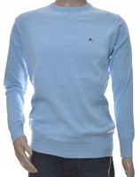 Sweter męski gładki bawełna pod szyję 3XL