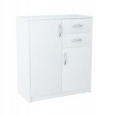 Komoda z szufladami 74cm, 2D2S, szafka, do salonu, Biały