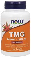 NOW FOODS TMG Trimetyloglicyna - Betaina Bezwodna 1000 mg (100 tabl.)