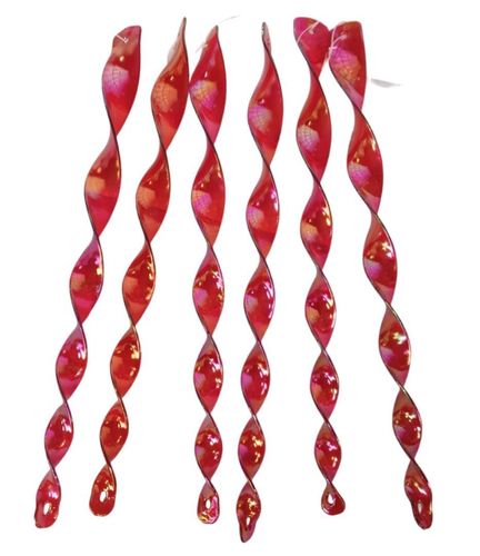 Odblaskowe Spirale 29Cm Odstraszające 6Szt Czerwon na Arena.pl
