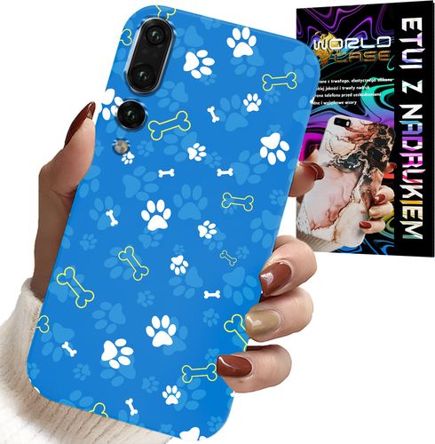 ETUI DO HUAWEI P20 PLUS - ŁAPKI KOŚCI PIES PATROL WZORY DLA DZIECI na Arena.pl