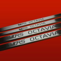 Listwa progowa SKODA OCTAVIA MK1 OCTAVIA VRS Stal nierdzewna 304 mat 4szt