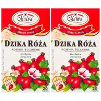 Malwa Herbatka owocowa dzika róża 40 g (20 x 2 g) x 2 sztuk