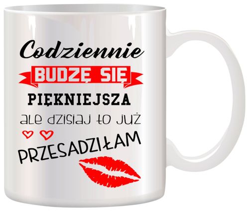 KUBEK Z NADRUKIEM DLA KOLEŻANKI DZIEWCZYNY ŻONY MAMY DZIEŃ KOBIET URODZINY na Arena.pl