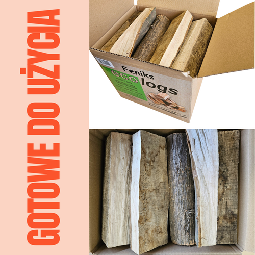 Suche drewno opałowe 5-6kg. Mix gatunków liściastych 20l. Suche poniżej 18% na Arena.pl