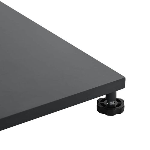 Podstawa do parasola na zewnątrz ciemno szary 45 x 45 x 31 cm na Arena.pl