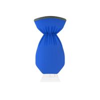 Skrobaczka do odśnieżania auta z rękawicą niebieska