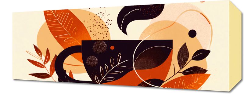 Obraz 50x20cm Wachlarz Ciepła zdjęcie 1