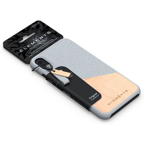 Drewniane etui do iPhone Xs Max (Light Grey) na Arena.pl